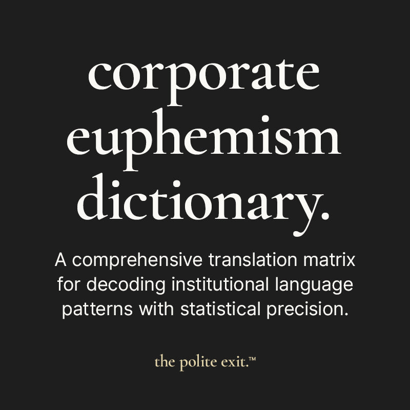 corporate euphemism dictionary