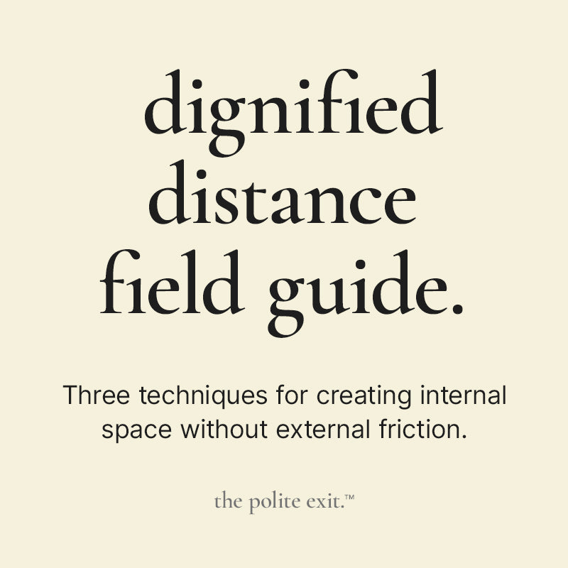 dignified distance field guide