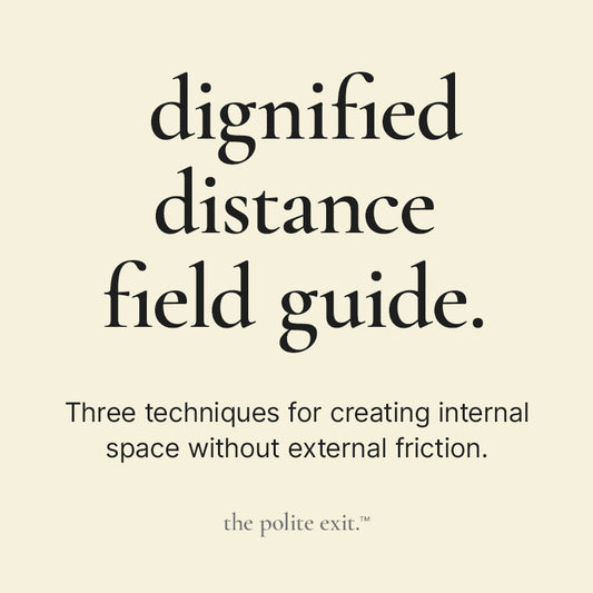 dignified distance field guide